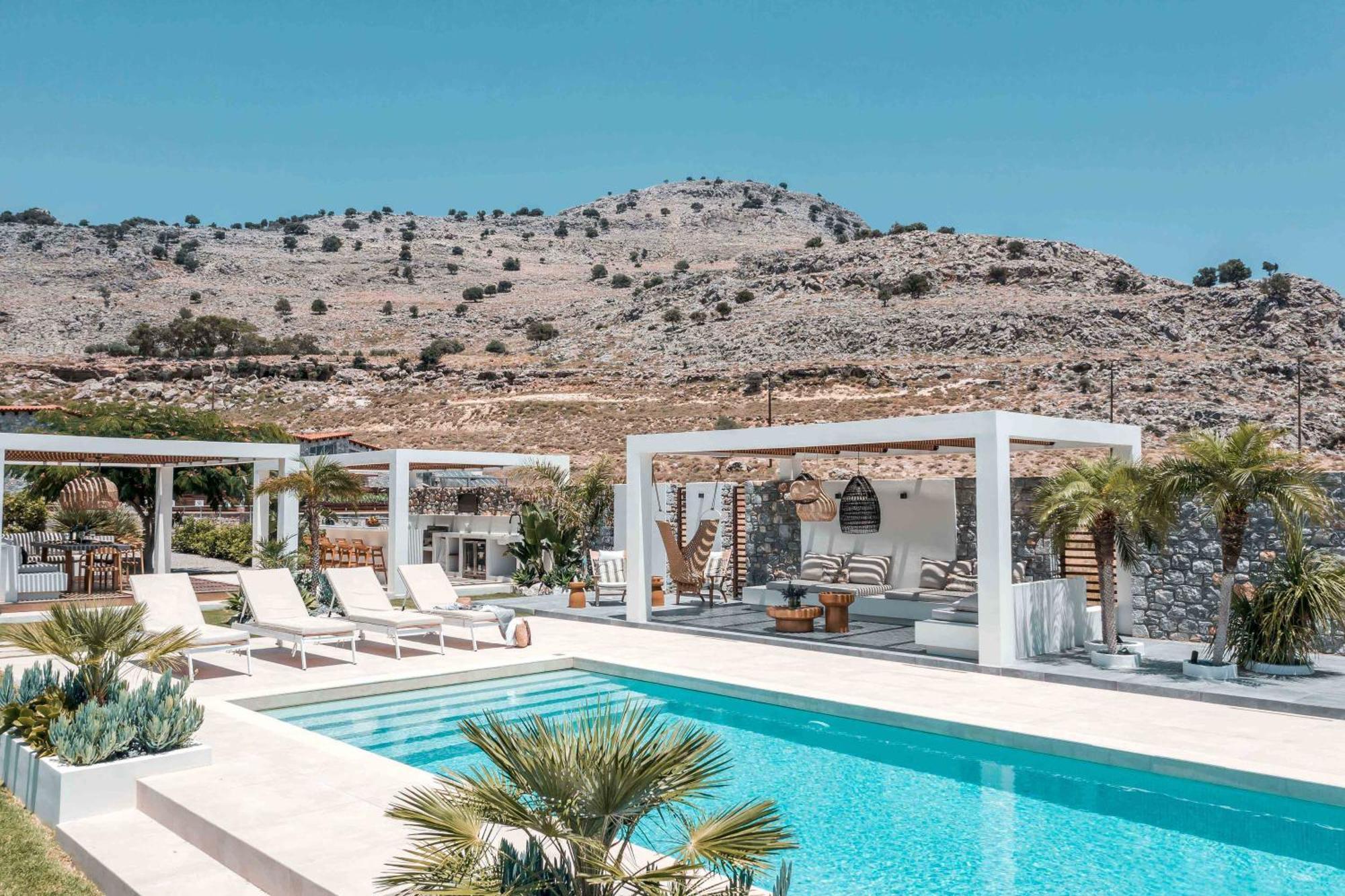 Oneiro Villa - Voted The Best Villa In Rhodes, Greece! Pefki  Bagian luar foto